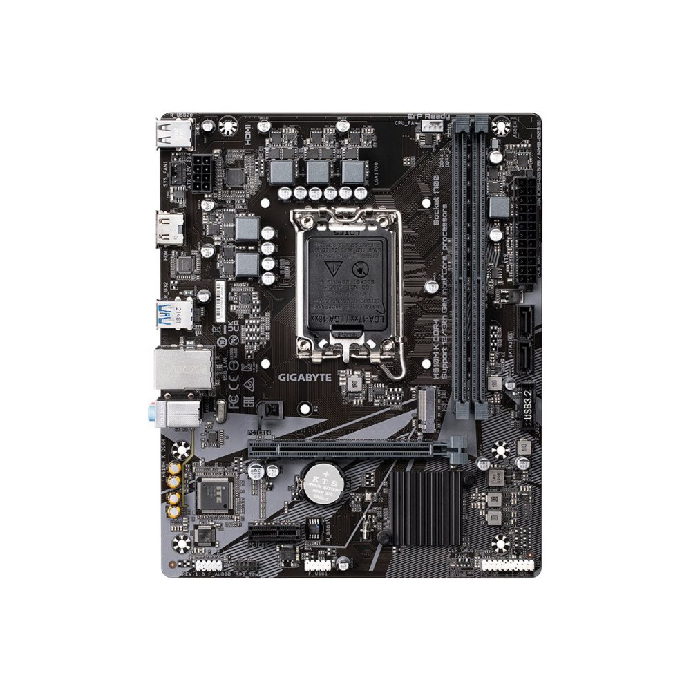 Gigabyte Technology Gigabyte H610M K DDR4 - 1.0 - moderkort - micro ATX - LGA1700-uttag - H610