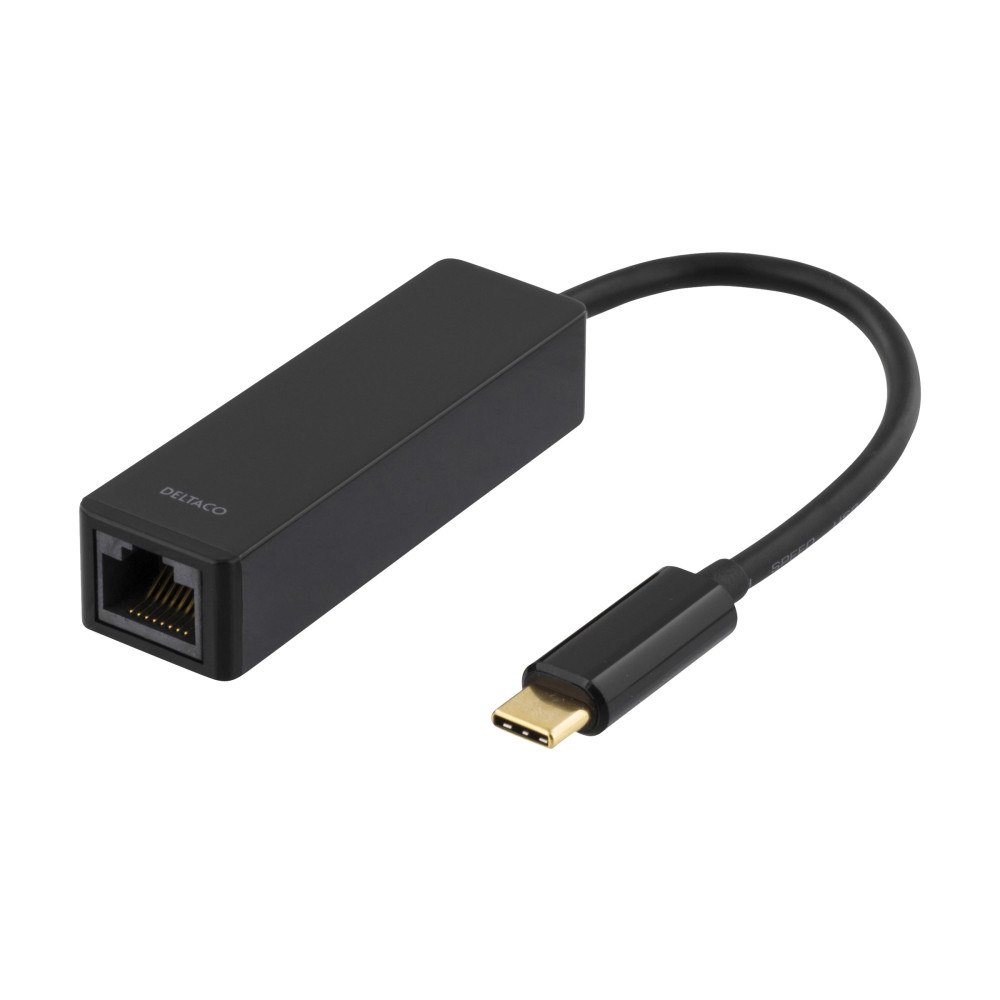 Deltaco DELTACO USBC-GIGA - nätverksadapter - USB 3.1 - Gigabit Ethernet