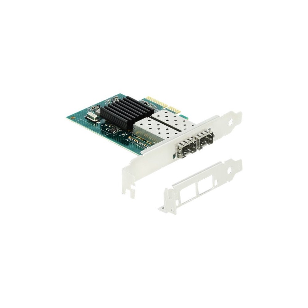 DeLOCK Delock - nätverksadapter - PCIe x4 - Gigabit SFP x 2