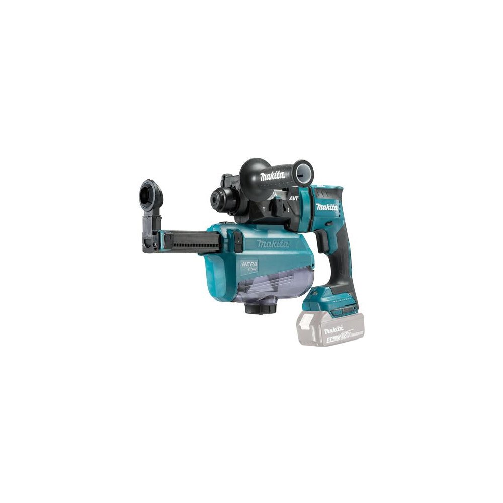 Makita Makita bore-/mejselhammer DHR182ZWJ, 18 V, med støvopsamler...