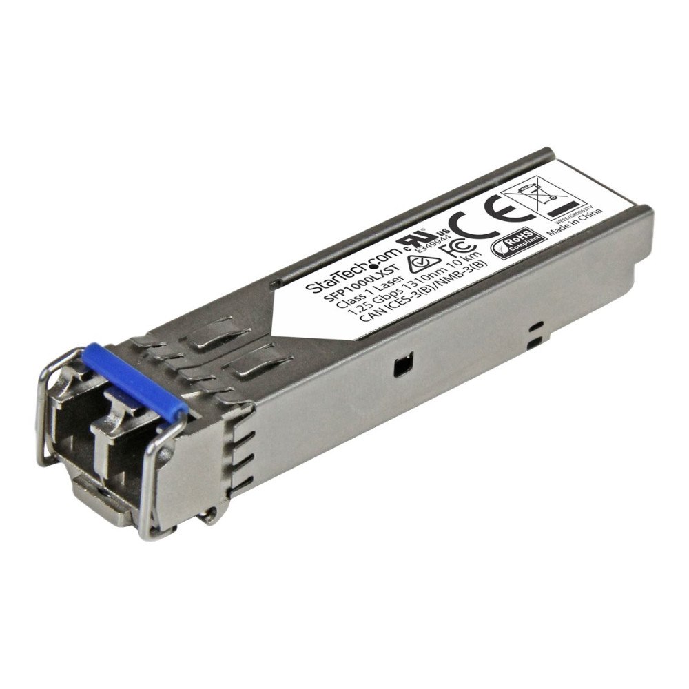 StarTech.com Startech MSA Uncoded Compatible SFP Module, 1000BASE-LX, 1GbE Single Mode (SMF) Fiber Optic Transceiver, 1GE Gigabit Eth...