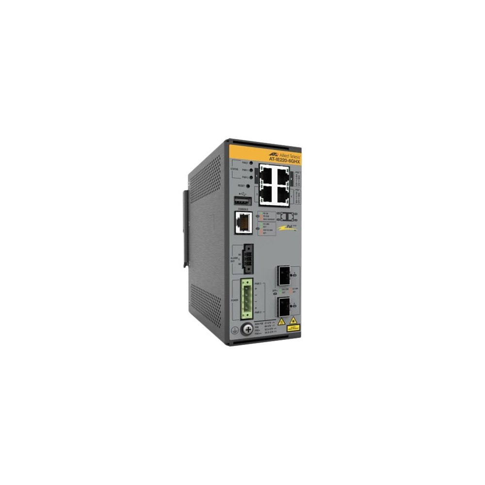 Allied Telesis Allied Telesis AT IE220-6GHX - switch - 6 portar - Administrerad - TAA-kompatibel