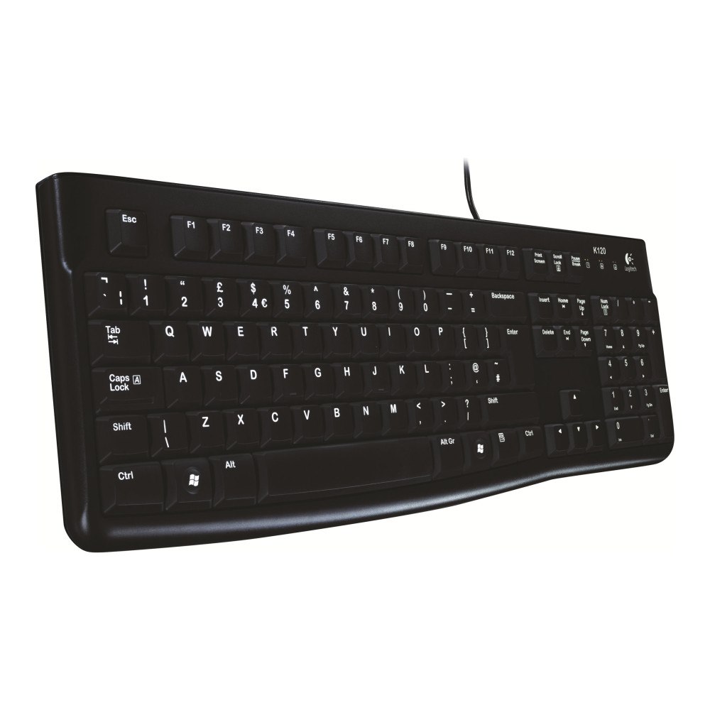 Logitech Logitech K120 - tangentbord - spansk Inmatningsenhet