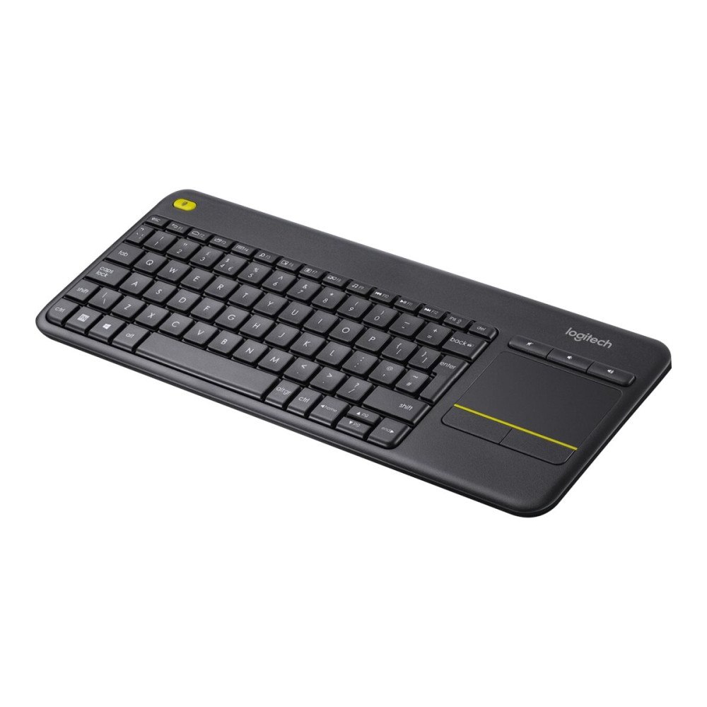 Logitech Logitech Wireless Touch Keyboard K400 Plus - tangentbord - med pekplatta - QWERTZ - ungerska - svart Inmatningsenhet