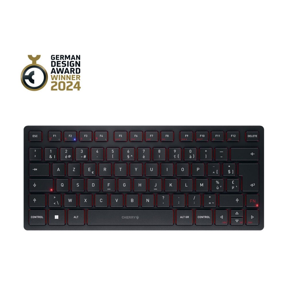 CHERRY CHERRY KW 9200 MINI - tangentbord - AZERTY - belgisk - svart Inmatningsenhet