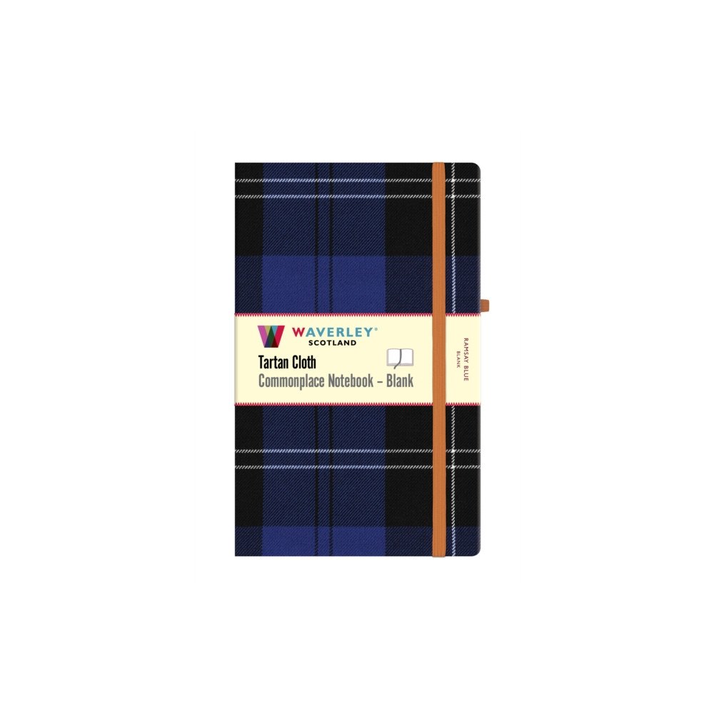 The Gresham Publishing Co. Ltd Ramsay Blue Tartan Blank Hardback Notebook: Large 21 x 13cm (inbunden, eng)