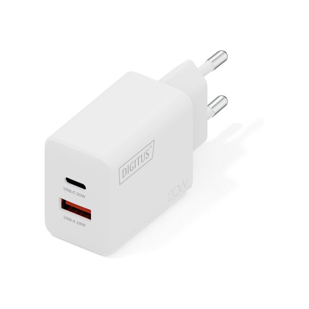 Digitus Digitus strömadapter - USB-C, USB - 20 Watt