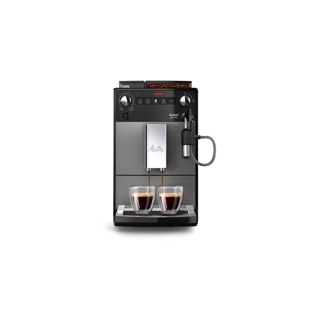 Melitta Melitta Series 600 Avanza - automatisk kaffekokare med mjölkskummare - 15 bar - mystisk titan