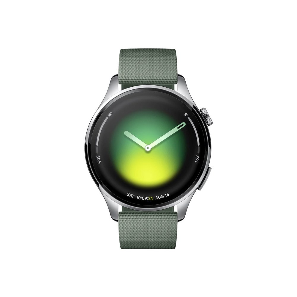 Xiaomi Xiaomi Watch 5 - 316L rostfritt stål - smart klocka med rem - 32 GB - enbuskgrön