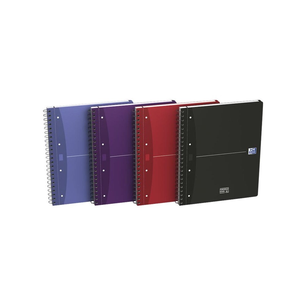 Oxford Anteckningsbok Oxford Essentials European A4 linjerad, spira...