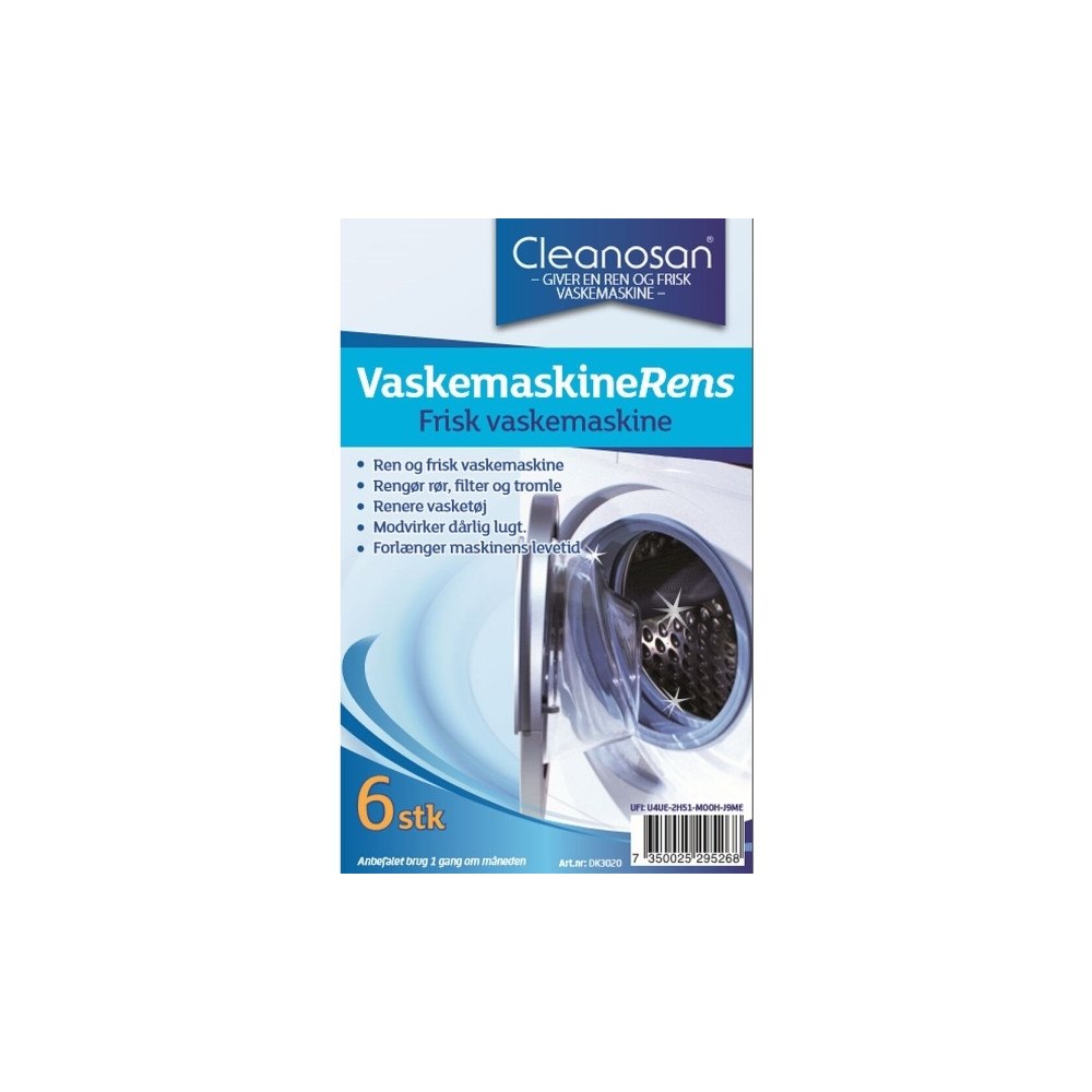 Balmain Maskinavkalkningsmedel, Cleanosan, för tvättmaskiner, med fä...