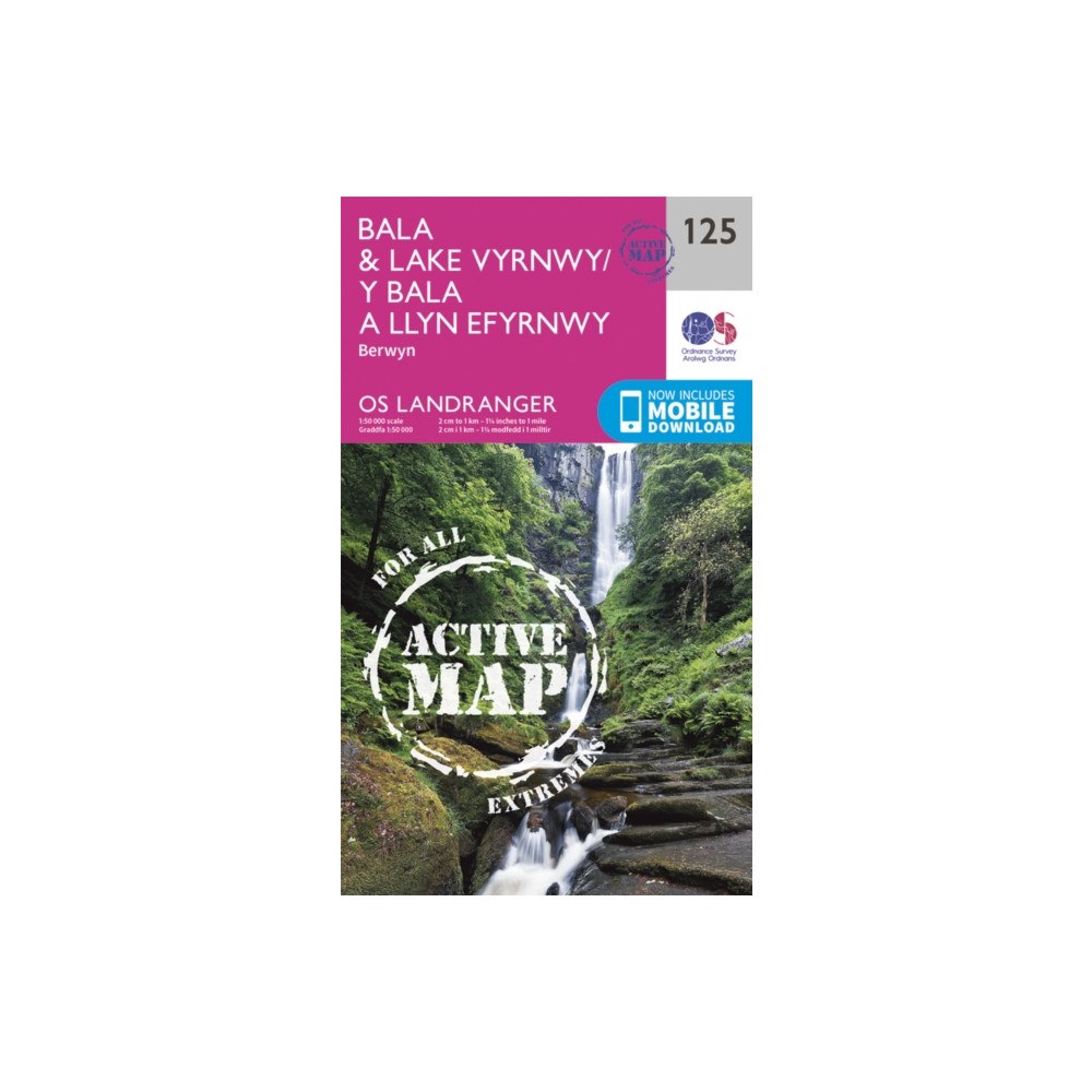 Ordnance Survey Bala & Lake Vyrnwy, Berwyn
