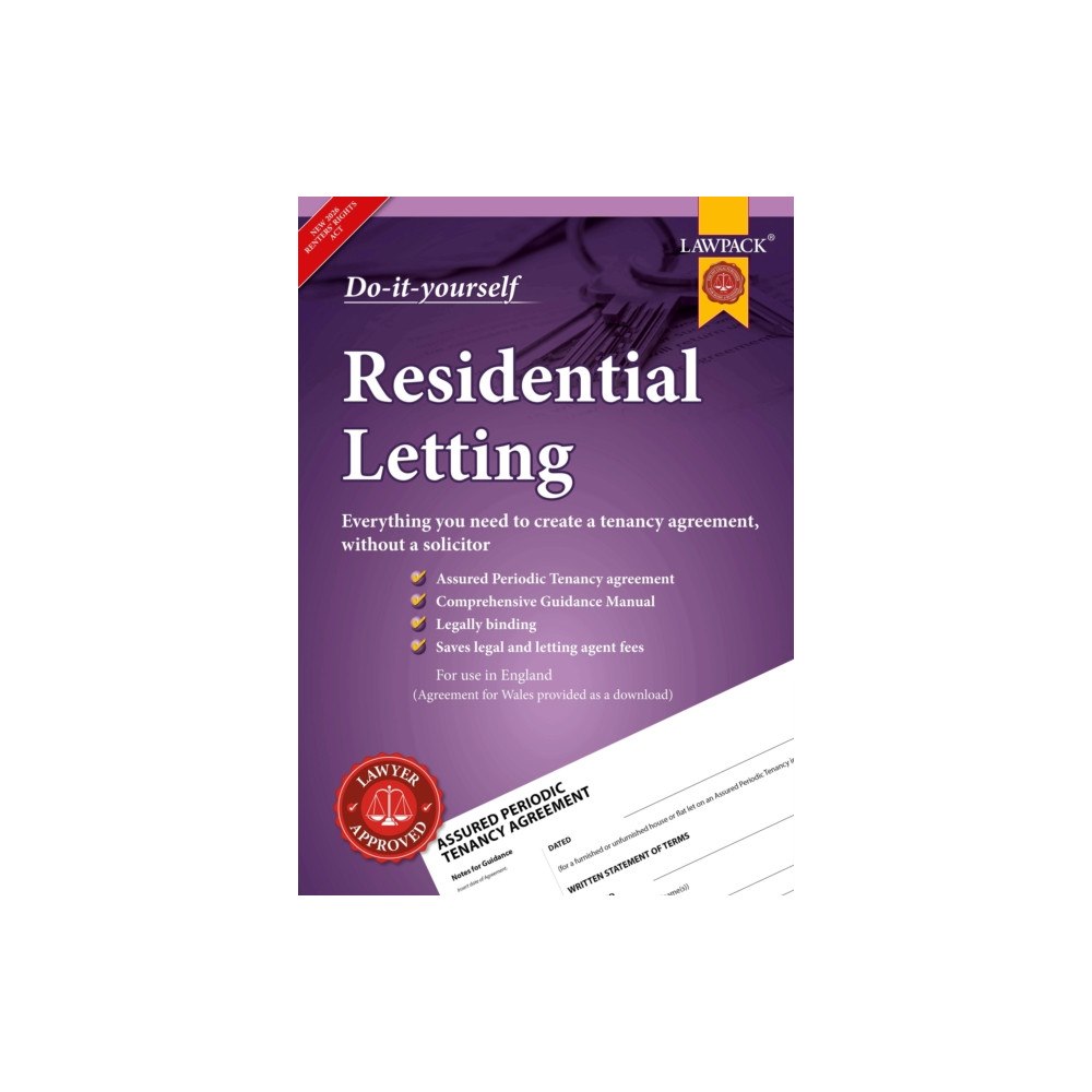 Lawpack Publishing Ltd Residential Letting DIY Kit (häftad, eng)