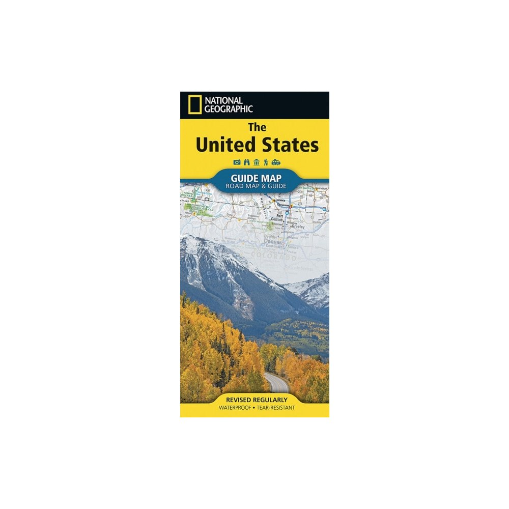 National Geographic Maps United States Adventure Map