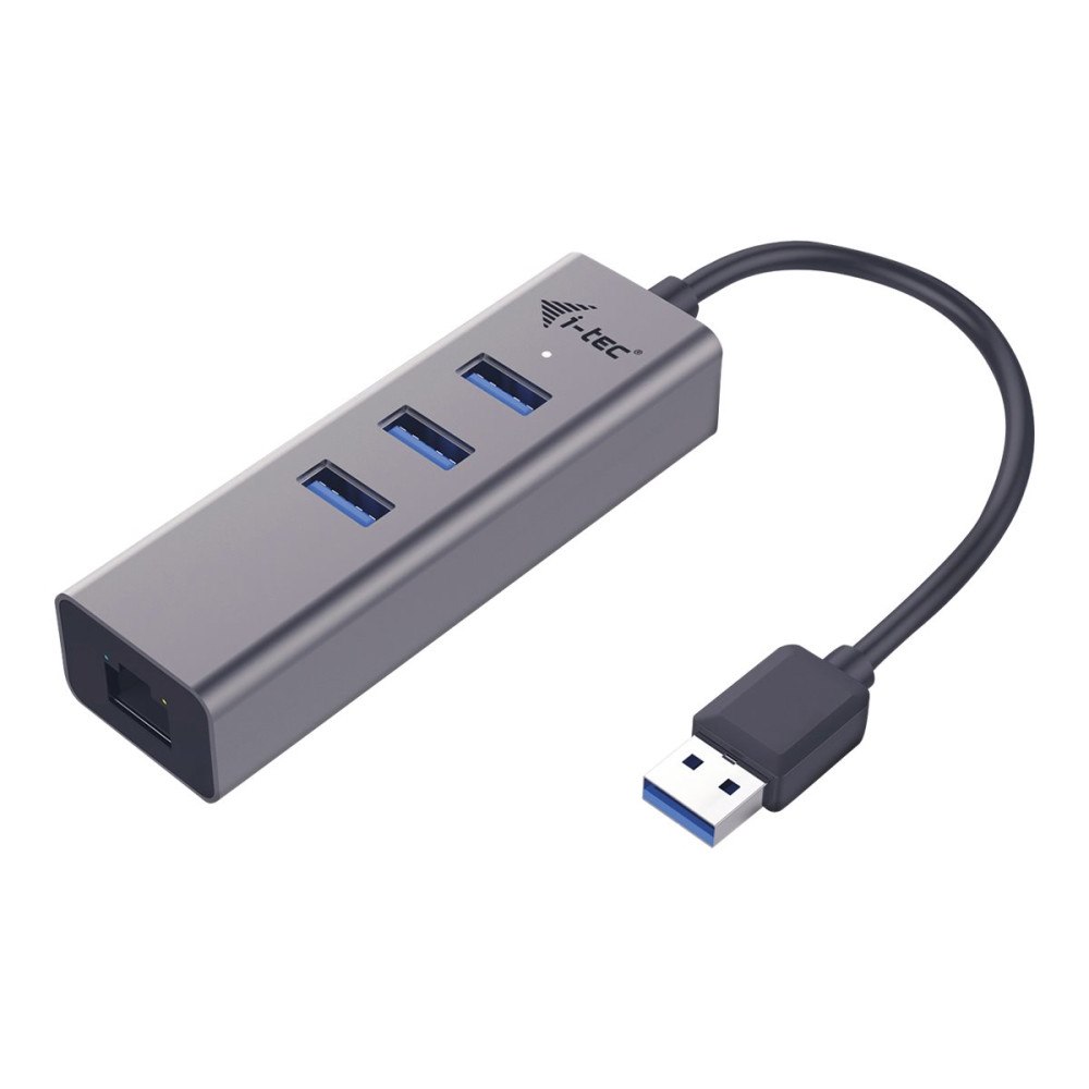 i-tec i-Tec USB 3.0 Metal 3-Port - hubb - 3 portar