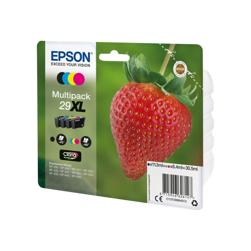 EPSON Epson 29XL Multipack - 4-pack - XL - svart, gul, cyan, magenta - original - bläckpatron