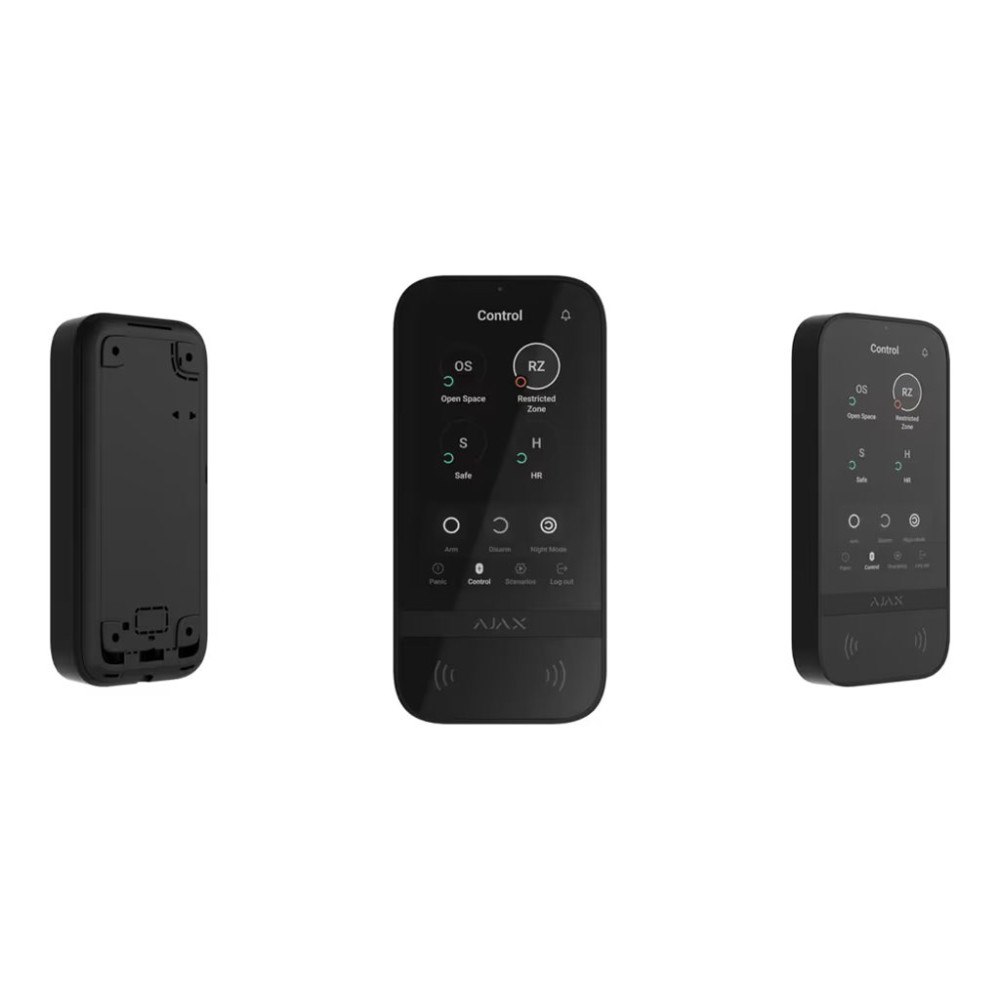 Ajax Systems Ajax Baseline KeyPad TouchScreen - pekskärm - Jeweller - svart