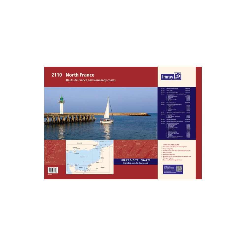 Imray, Laurie, Norie & Wilson Ltd 2110 North France Chart Pack