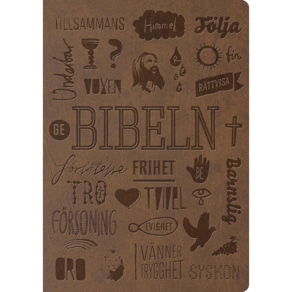Libris förlag Bibel 2000 Konfirmandutgåva Brun (inbunden)