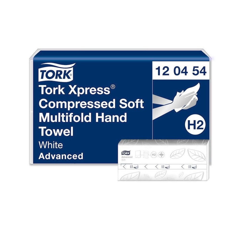 TORK Tork H2 Xpress® Soft Multifold Handdukar, komprimerade, FSC,...