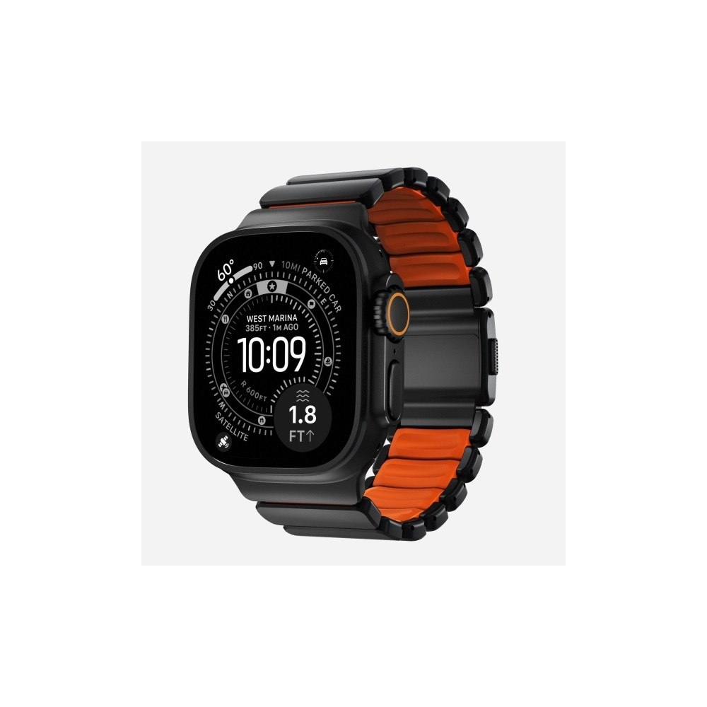 Nomad Nomad Stratos Band, Band, Smartwatch, Svart, Apple, Ultra 1-...