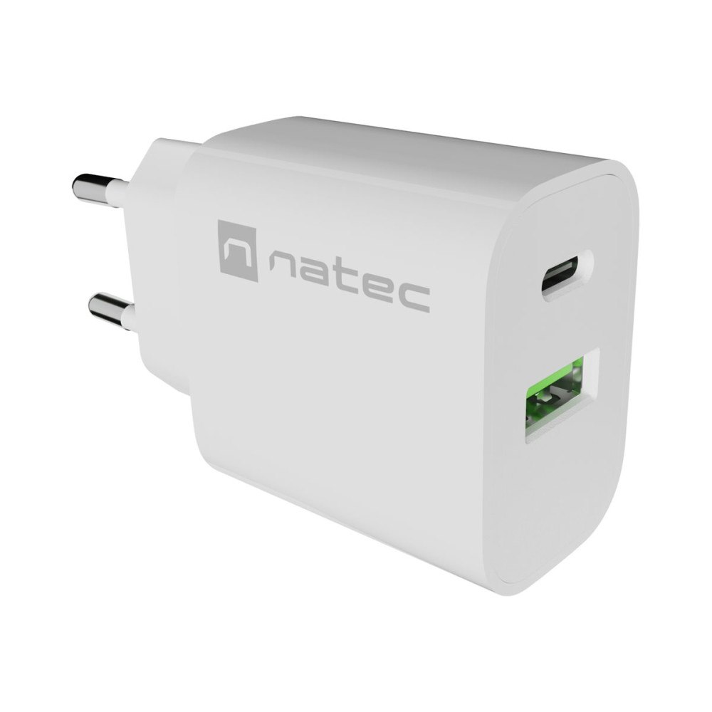 NATEC Natec Ribera strömadapter - USB-C, USB - 20 watt
