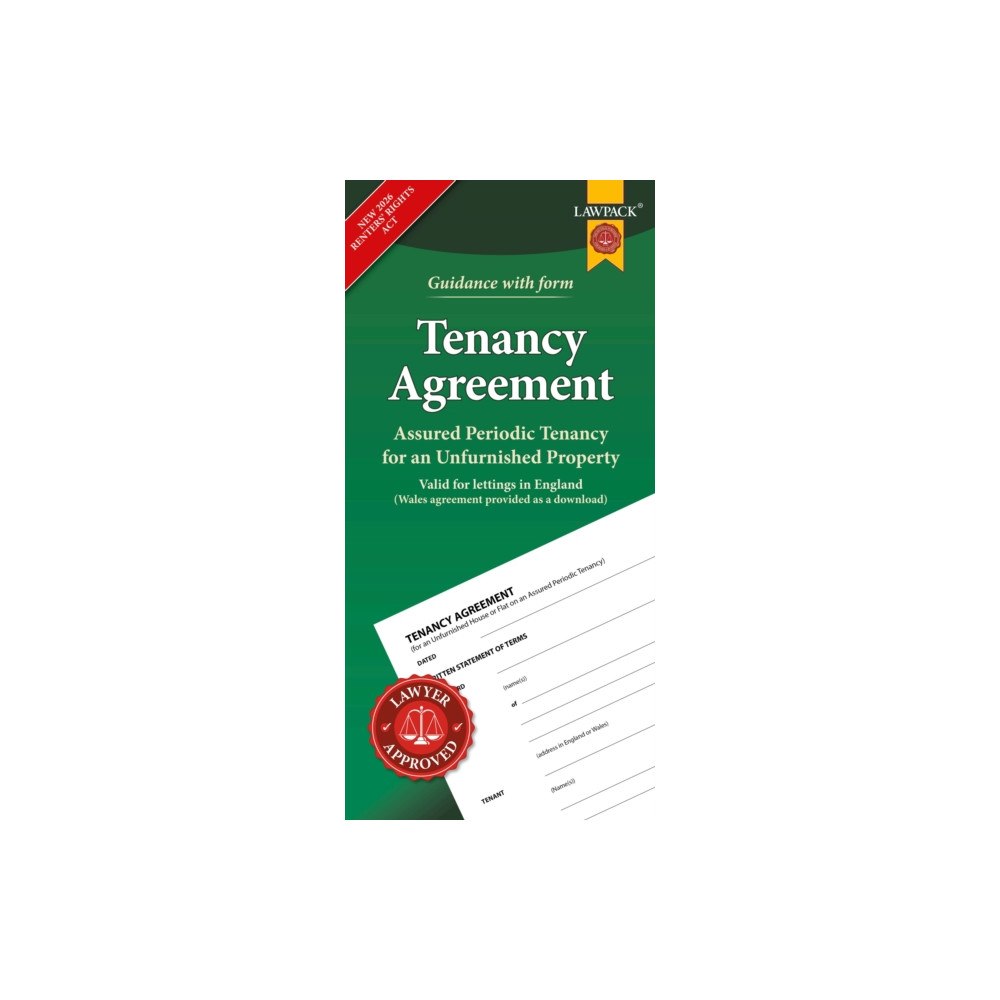 Lawpack Publishing Ltd Unfurnished Tenancy Agreement Form Pack (häftad, eng)