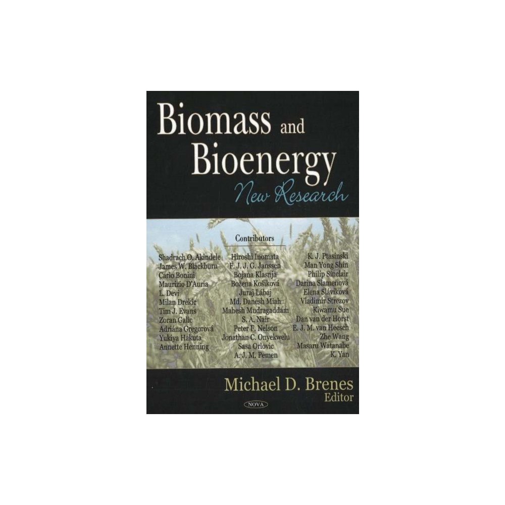 Nova Science Publishers Inc Biomass & Bioenergy (inbunden, eng)