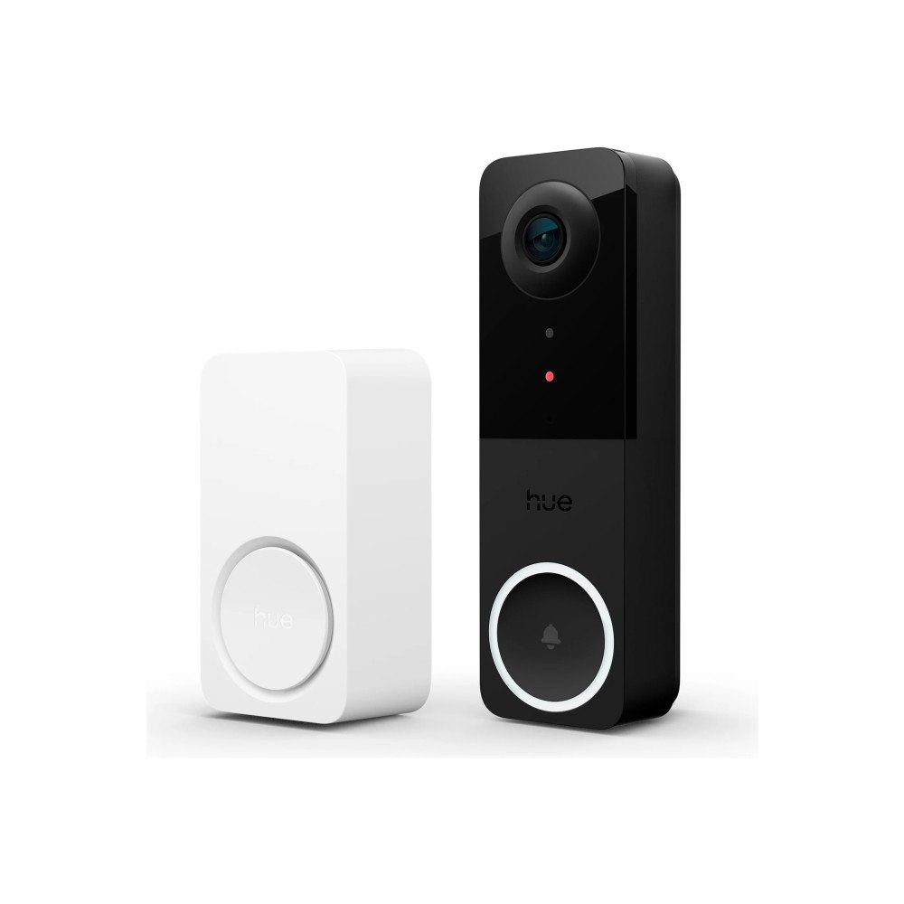 Philips Philips Hue Secure - Doorbell Bundle - sats med dörrklocka - kabelansluten - ZigBee, Bluetooth, Wi-Fi - svart