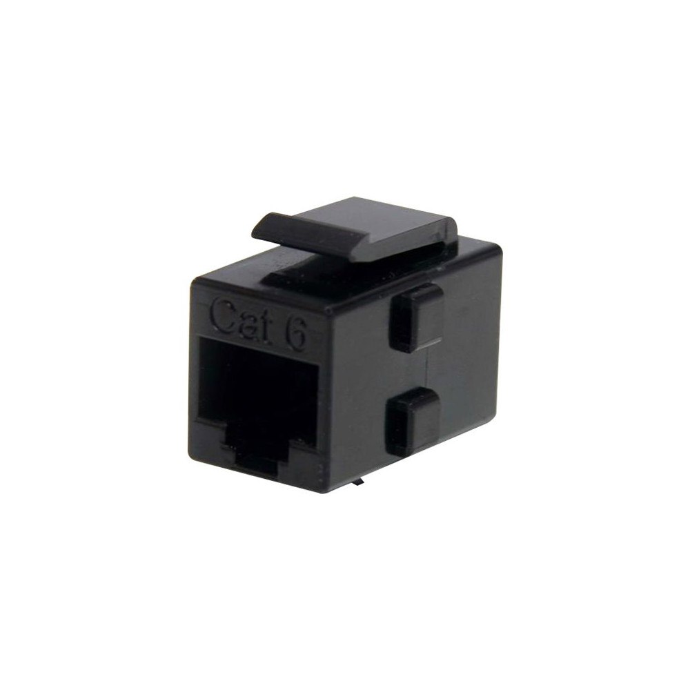 StarTech.com StarTech.com Cat 6 RJ45 Keystone Jack Network Coupler - F/F (C6KEYCOUPLER) - kopplingsdon för nätverk - svart