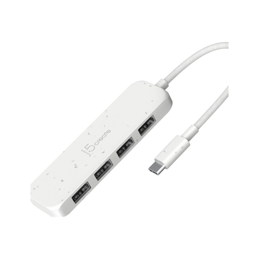 j5 create j5create JCH341EW - hubb - miljövänlig, USB-C - 4 portar