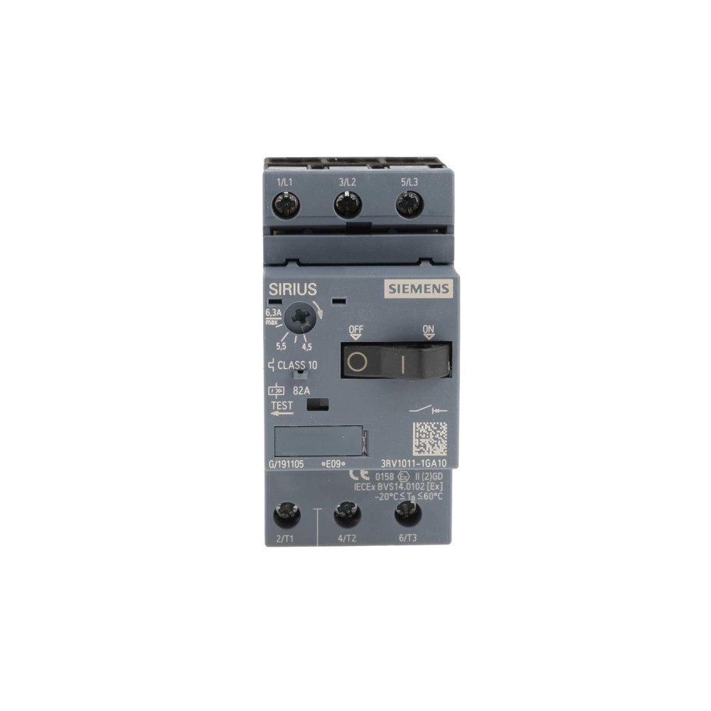 Siemens Siemens 3RV1011-1GA10 Strömbrytare 1 st 3 x strömbrytare Ins...