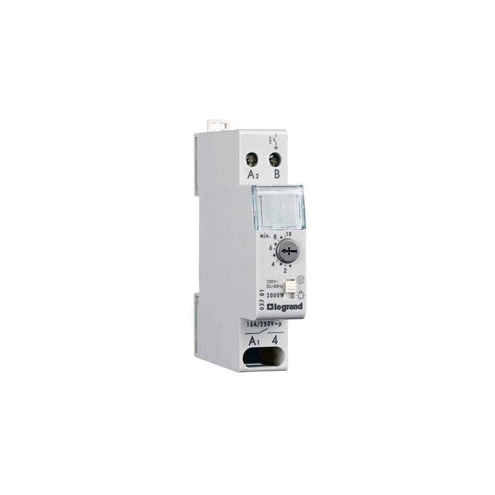 Legrand Legrand 3701 Tidsknapp för trappbelysning DIN-skena 230 V/AC