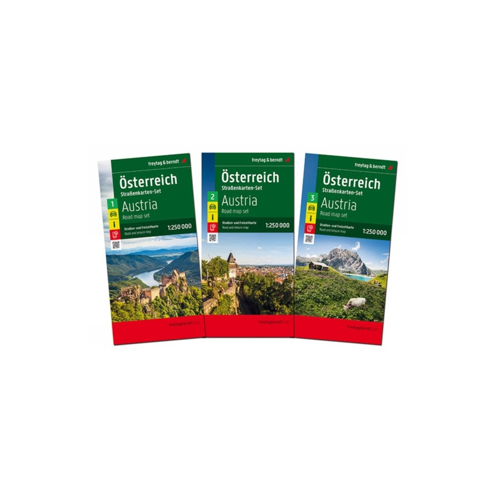 Freytag-Berndt Austria Road Map Pack - 3 Map set