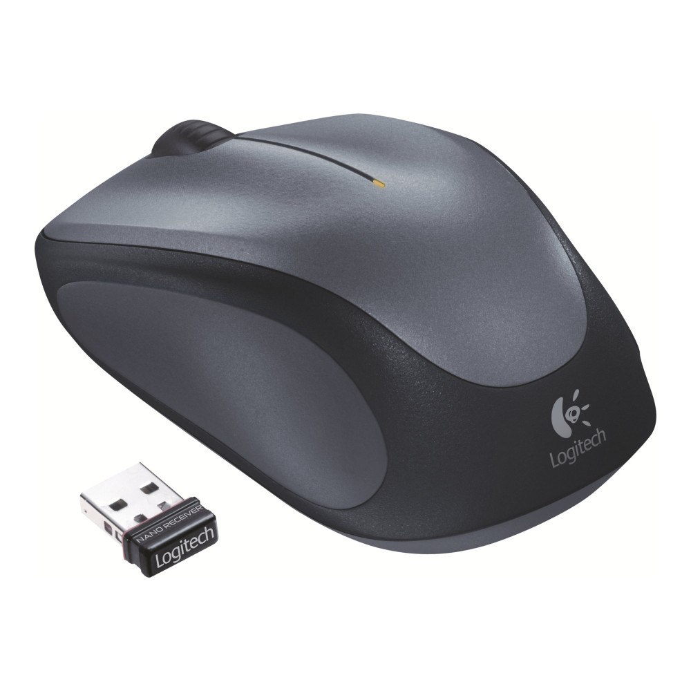Logitech Logitech M235 - 2:a generationen - mus - 2.4 GHz - grå