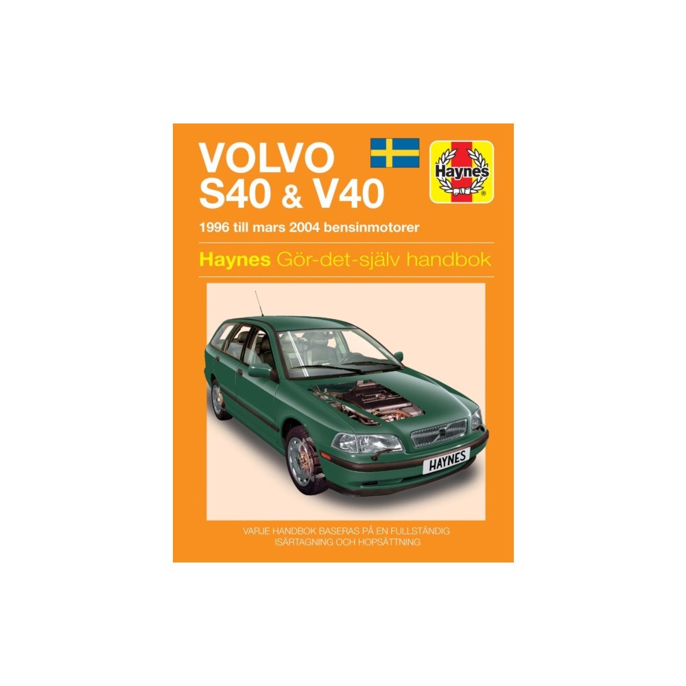 Haynes Publishing Group Volvo S40 and V40 (1996 - 2004) Haynes Repair Manual (svenske utgava) (häftad)