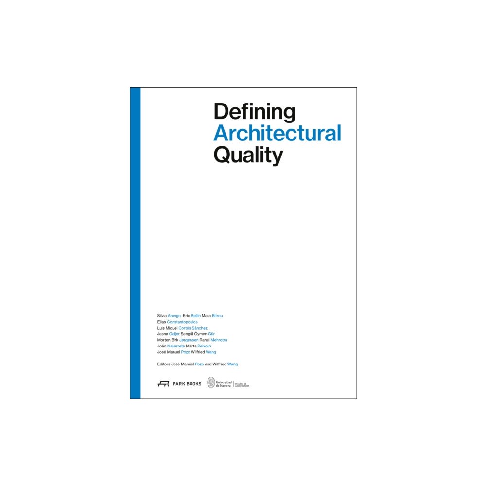 Park Books Defining Architectural Quality (häftad, eng)