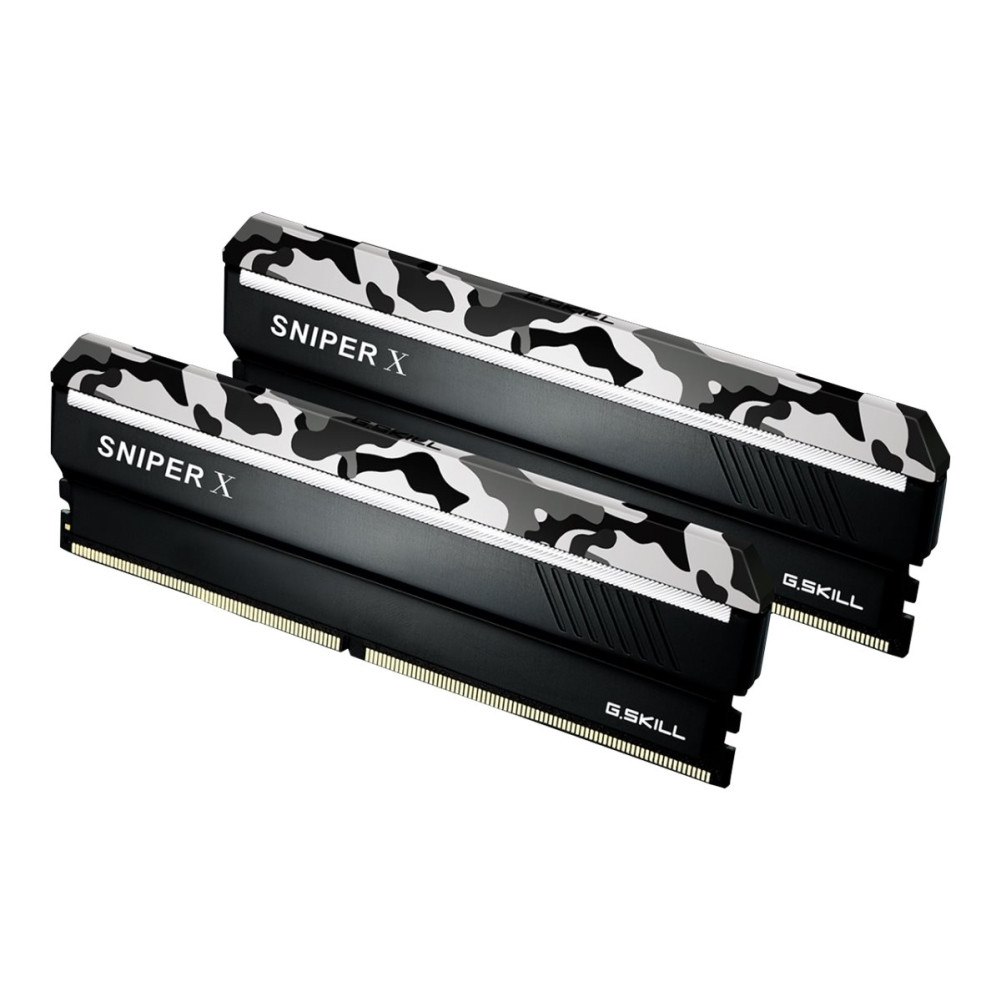 G.Skill G.Skill SNIPER X Series - Urban Camo - DDR4 - sats - 32 GB: 2 x 16 GB - DIMM 288-pin - 3200 MHz / PC4-25600 - ej buffrad