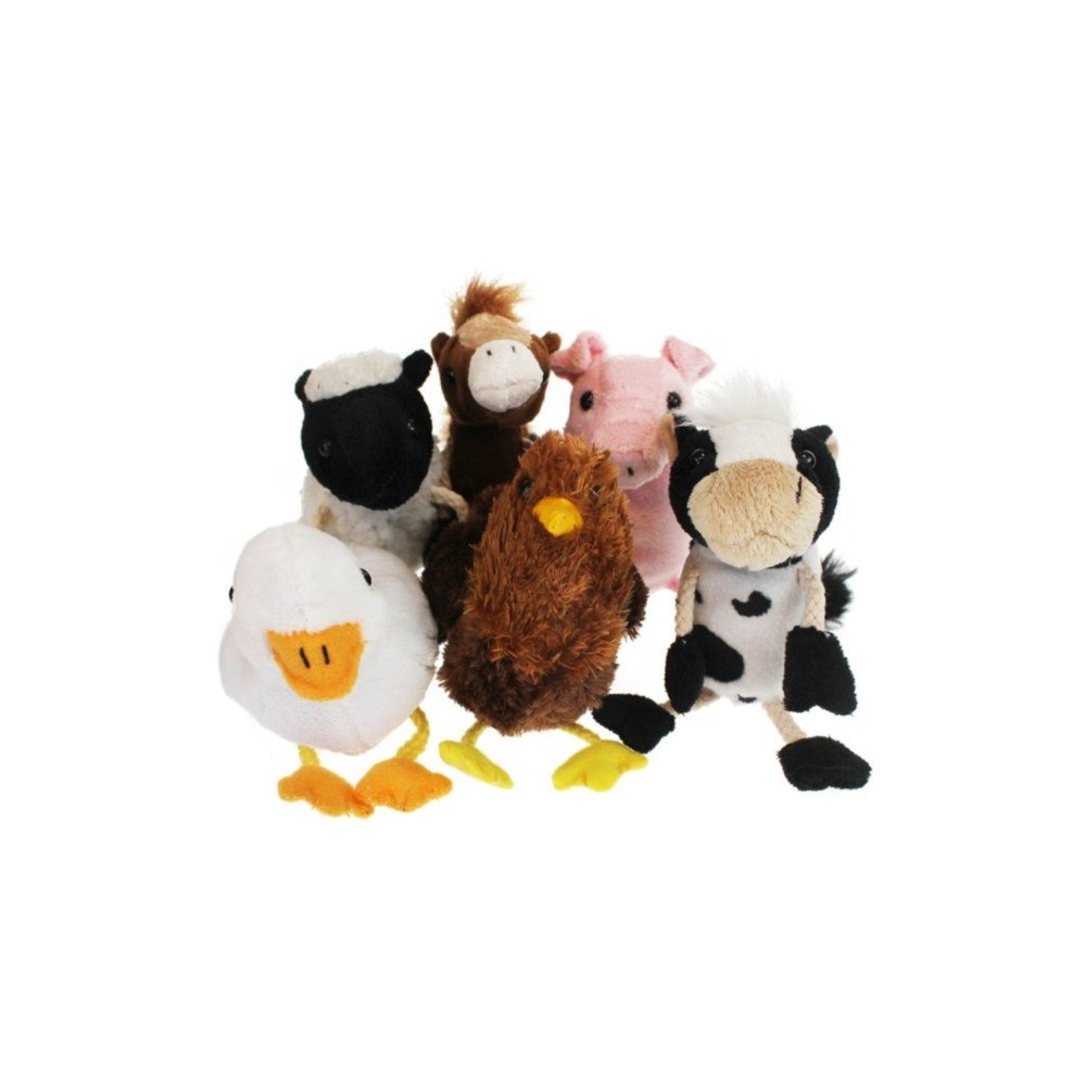 THE PUPPET COMPANY Farm Animals Set of 6 Soft Toy (häftad, eng)
