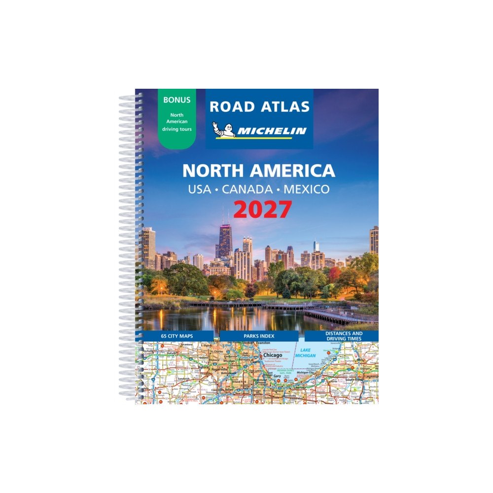 Michelin Editions Des Voyages USA - Canada - Mexico 2027 Road Atlas (A4-Spiral) (bok, spiral, fre)