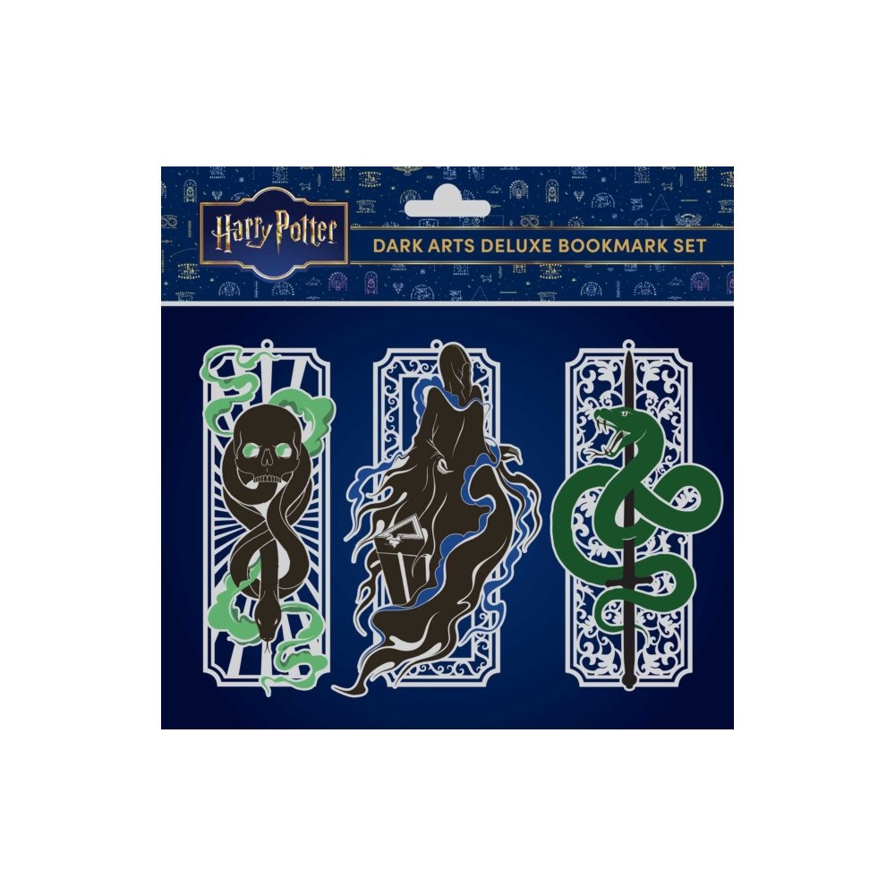 Insight Editions Harry Potter: Dark Arts Deluxe Bookmark Set (Set of 3) (bok, eng)