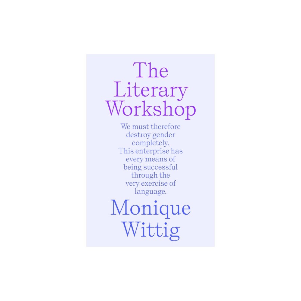 Verso Books The Literary Workshop (häftad, eng)