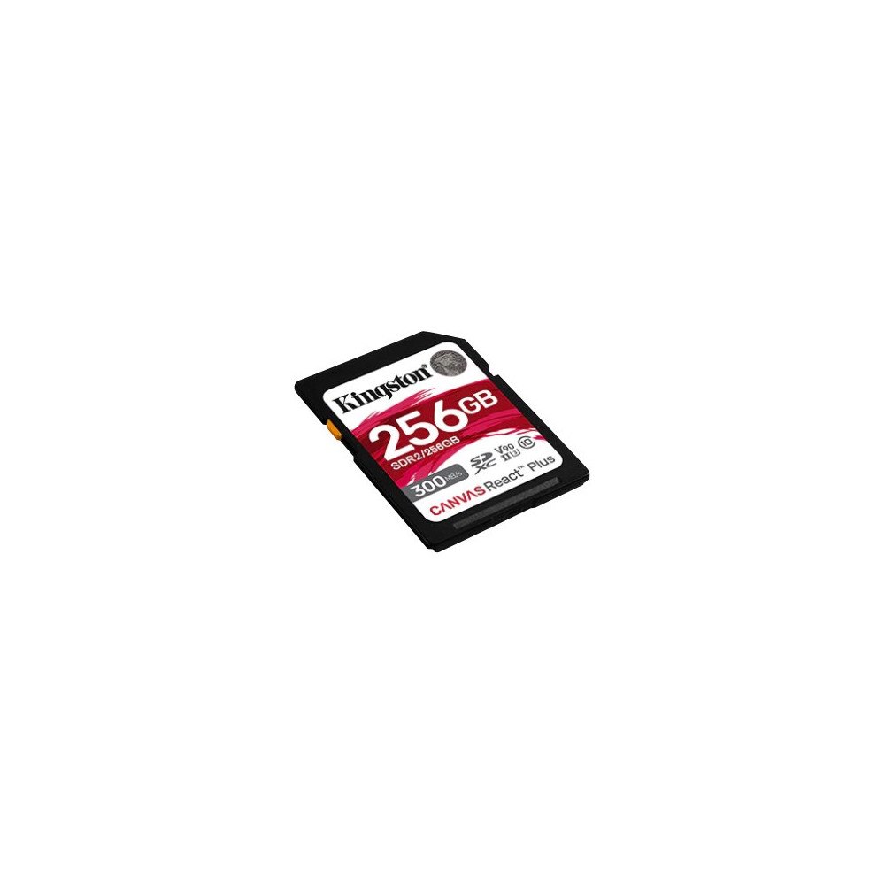 Kingston Technology Kingston Canvas React Plus - flash-minneskort - 256 GB - SDXC UHS-II