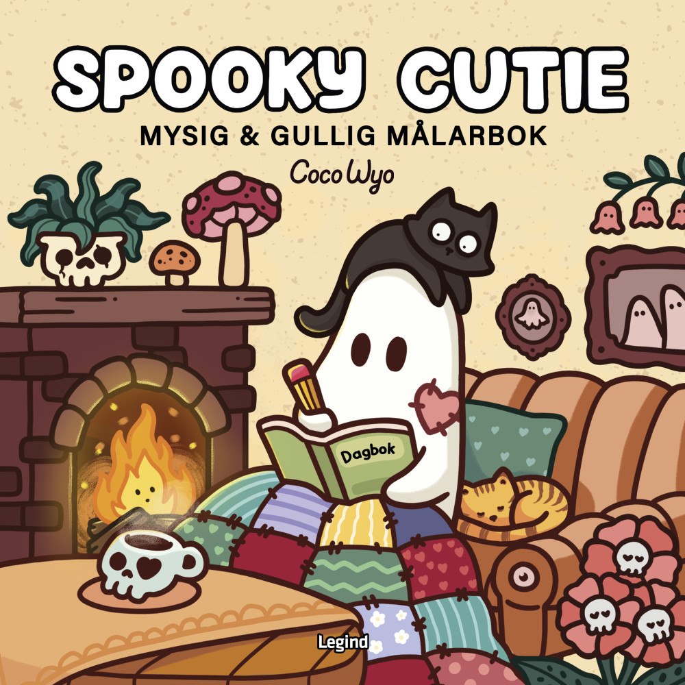 Coco Wyo Spooky Cutie : Mysig och gullig Cozy Coloring målarbok från Coco Wyo (häftad)