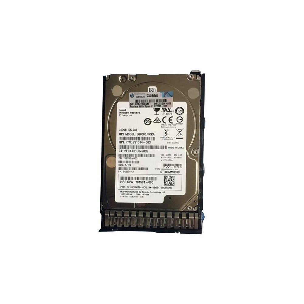 Hewlett Packard Enterprise HPE - hårddisk - 300 GB - SAS 12Gb/s
