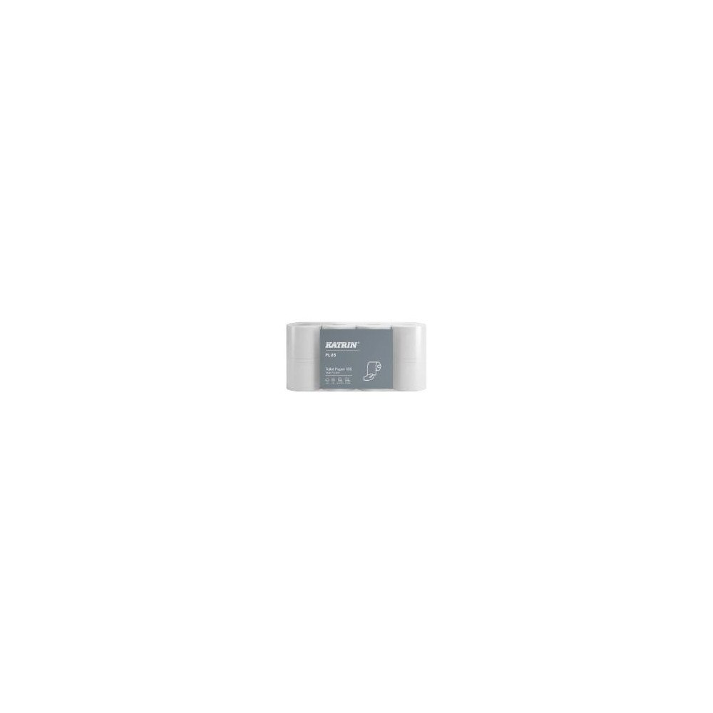 KATRIN Toalettpapper Katrin Plus Easy Flush 2-lagers Ø11,5cm L50mxB...