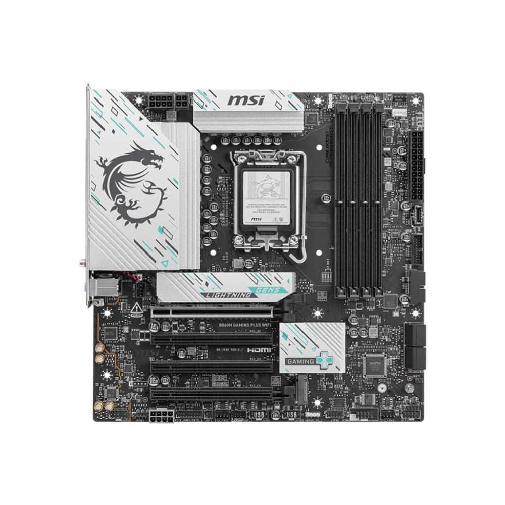 MSI MSI B860M GAMING PLUS WIFI moderkort Intel B860 LGA 1851 (So...