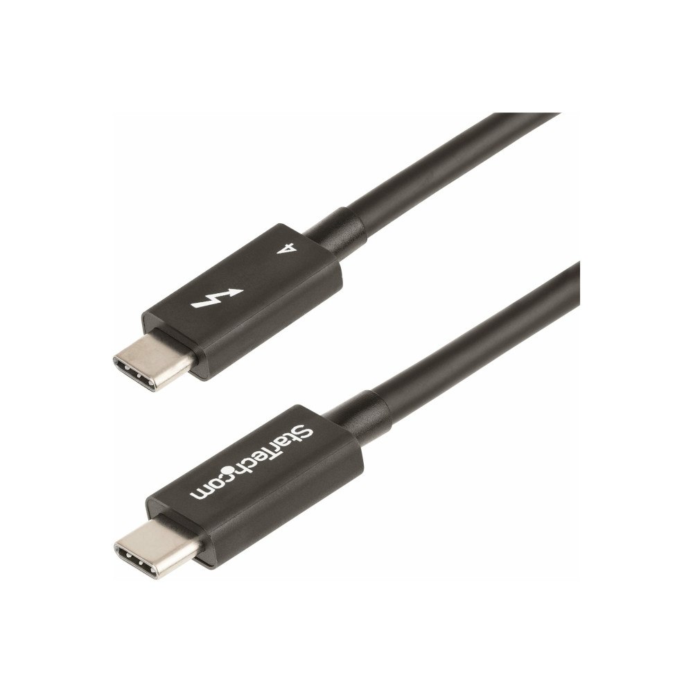 StarTech.com StarTech 3ft (1m) Thunderbolt 4 Cable, 40Gbps, 100W Power Delivery, 4K/8K Video, Intel-Certified Thunderbolt Cable - Com...