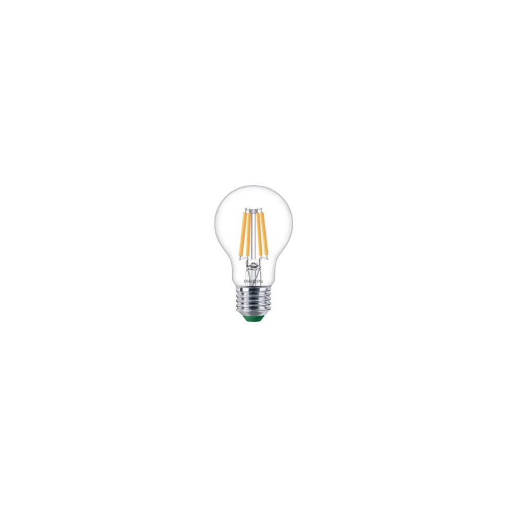 Philips Philips - LED-glödlampa med filament - form: A60 - klar finish - E27 - 2.3 W - varmt vitt ljus - 2700 K