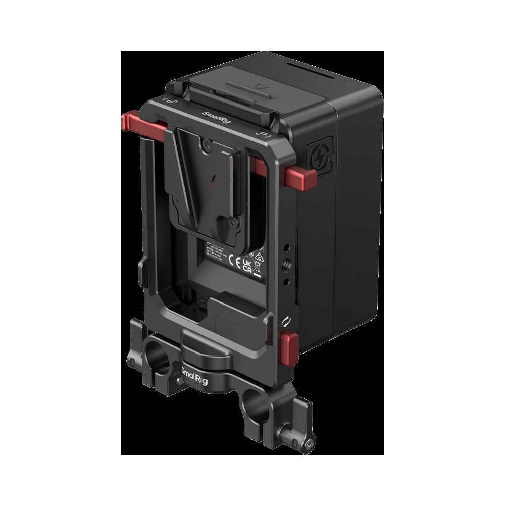 SMALLRIG SmallRig 6273 Rotatable V-Mount Battery Plate with Dual V-Locks and 15mm Dual Rod Clamp